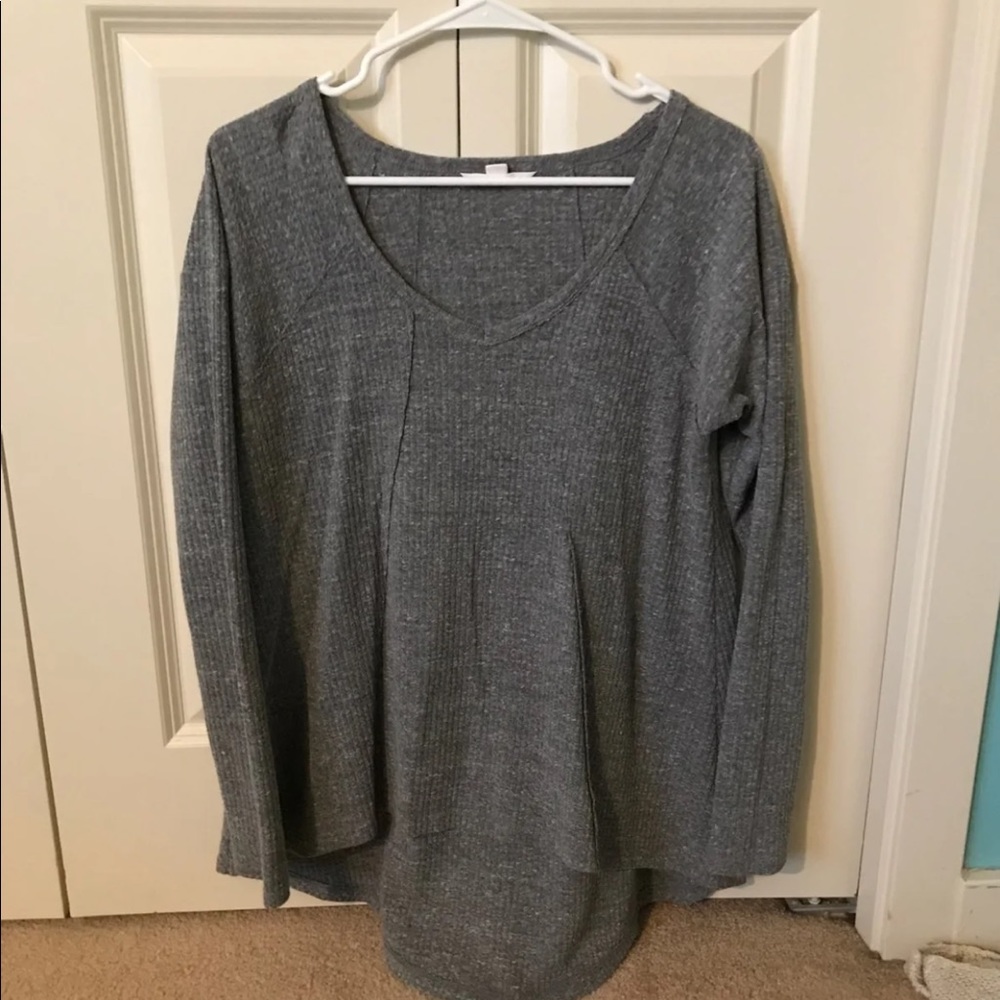 Gray long sleeve
